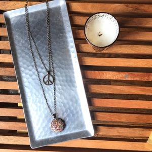 Lucky Brand Bohemian Peace Necklace